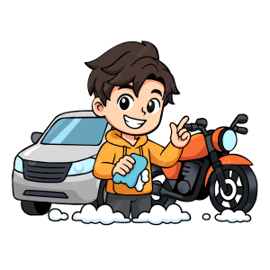 car and bike wash image car and bike wash image